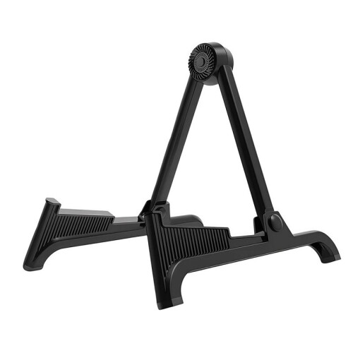 Guitar Classic A-Frame Tripod Justerbart Gitarrstativ för Akustiska Elgitarrer och Ukuleler Hopfällbart Golvstativ