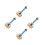 4Pcs Heavy Duty Self Leveling Feet Carbon Steel Adjustable Rubber Base 8