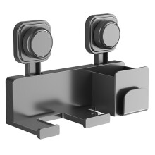 1pcs Blower Holder Shelf Bathroom Accessories Hair Dryer Holder Wall Dryer Cradle Straightener Hairdryer Organizer Box