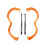 Protector Kit for  Neo2 Anti-Collision Bumper Bar 3D Printed for RC Drone Shell Accessory Orange 2