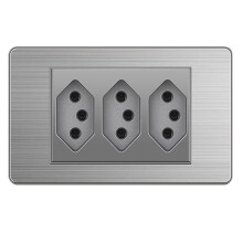 Brazilian Standard Socket Light Socket Wall Power Socket 20A Fast Charge 3 BR Socket
