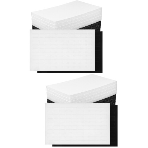 20Pcs Stackable Jewelry Box Insert Mats Soft Sponge Ring Display Pads 1