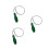 3Pcs Compact Magnetic Pickup Tool Multi-Color Flexible Screw Picker 6