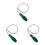 3Pcs Compact Magnetic Pickup Tool Multi-Color Flexible Screw Picker 8