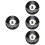 4Pièces Boules De Billard Résine Noires Avec Surface Lisse Durable 6