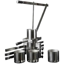 Stainless Steel Meatball Maker with Large Capacity Barrel and Ergonomic Handle for Commercial Use
