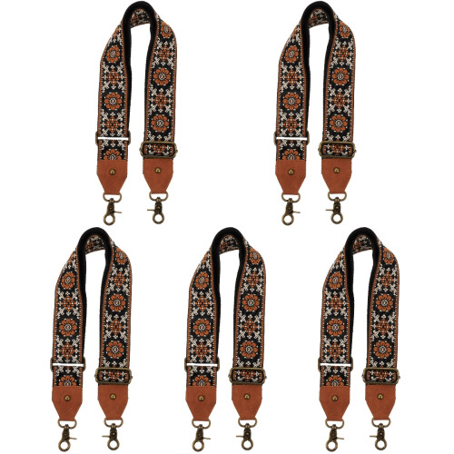 5Pcs Multi Color Cotton Bag Shoulder Strap Replacement for Handbags 1