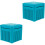 2Pièces Accessoire Filtre Aquarium Cube ABS Matériel Durable 4