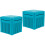 2Pièces Accessoire Filtre Aquarium Cube ABS Matériel Durable 5