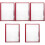 5Pcs PVC Menu Covers Practical Restaurant Accessories 3