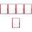 5Pcs PVC Menu Covers Practical Restaurant Accessories 4