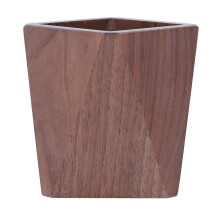 Porte-stylo en bois de noyer noir 10 cm multifonctionnel