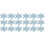 2 Pieces Bride Man Novelty Holiday Decorations Snowflake Cutouts 2