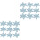 2 Pieces Bride Man Novelty Holiday Decorations Snowflake Cutouts 3