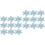 2 Pieces Bride Man Novelty Holiday Decorations Snowflake Cutouts 4