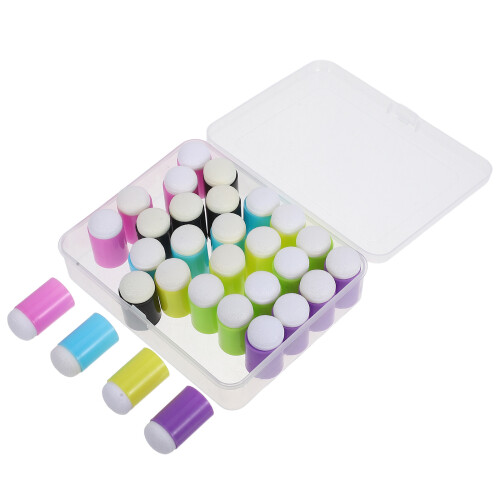 60St Assortiment Finger Daubers Voor Vingerverf Knutselactiviteiten 2