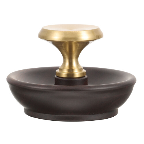 3Pièces Support Couvercle Théière Bois Élégant Rangement Salon 1