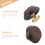 3Pièces Support Couvercle Théière Bois Élégant Rangement Salon 7
