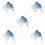 150Pcs Universal Sewing Machine Needles Metal Multi Color for Home Use 5