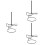 3Sets Black Stainless Donut Rack Party Dessert Display Stand 9