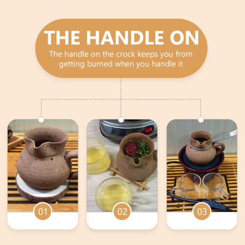 High-Temperature Resistance Tea Infuser Pot Non-Stick Easy Clean Tea Pot 2