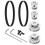 4Sets Synchronous Timing Belt Rubber Tensioner Spring Kit 2