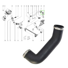 144602862R Mangueira Do Turbo Do Intercooler para NV400 para Master MK3 2.3 DCI 144604669R 144602717R