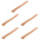 5Pcs Durable Wood Handles Comfortable Grip Handle Replacement 8