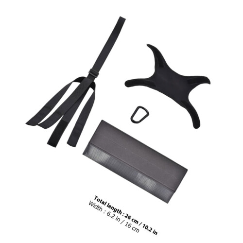Outil D'entraînement Polyvalent Noir Élastique Bande Ajustable 1