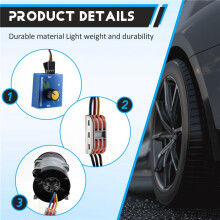 Car Electric Turbine Power Turbo Charger Tan Boost Air Intake Fan Brushless Motor Universal Auto Accessories