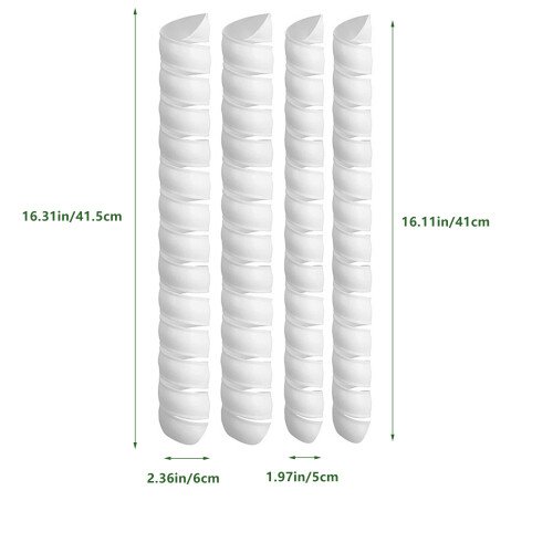 4Pièces -Tronc En Plastique Pour Protection Animale 2