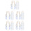 50Pcs Multi Clay Wire Cutter with Handle Steel Wire for Pottery DIY 6