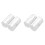 400Pairs White Round Dot Stickers Double Sided Hook Tape for Wall Use 2