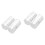400Pairs White Round Dot Stickers Double Sided Hook Tape for Wall Use 4