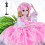 4St ABS Dress Forms Met Display Stand Wit Voor Poppenaccessoires 5