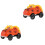 2Pièces Jouet Orange ABS Circuit 5