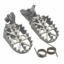 Upgraded Non-Slip Front Footpegs for R1300GS ADV - Extended & Widened Design for Enhanced Grip & Riding Comfort