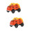 2Pièces Jouet Orange ABS Circuit 9