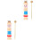 2Ensembles Machine À Tricoter En Bois, Accessoire DIY Pour Écharpes 3