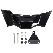 Motorcycle Wing Fairing Downforce Naked Front Aerodynamic Spoiler Winglet for S1000R 2021-2023 S1000 R Bright Black