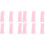 12St Roze Slapend Haarrollers Coral Fleece Haarstyling Set 3