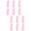12St Roze Slapend Haarrollers Coral Fleece Haarstyling Set 8