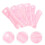 12St Roze Slapend Haarrollers Coral Fleece Haarstyling Set 9