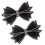 2Paren Zwarte Mesh Bloem Slippers Decor Dames 8