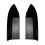 For  X5 G05 M Sport 2019-2023 Rear Bumper Lip Angle Diffuser Splitter Spoiler Protector Gloss Black 2