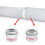 Mobile Air Conditioning Accessories, Exhaust Hose Connector, Vent Pipe Extender Adapter, Pipe Reducer Connector 4