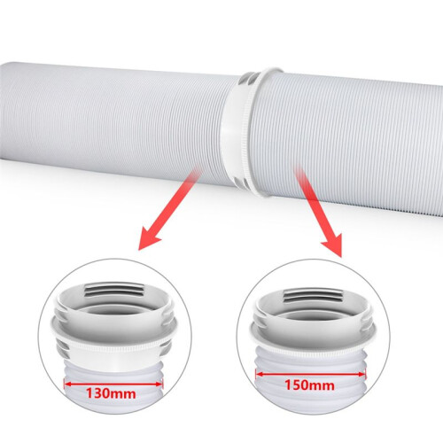 Mobile Air Conditioning Accessories, Exhaust Hose Connector, Vent Pipe Extender Adapter, Pipe Reducer Connector 2