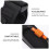 2Pièces Accessoires Poussette Aluminium Noir Pour 8