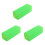 3Pièces Ramasse Poils Silicone Vert Pour 2