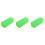 3Pièces Ramasse Poils Silicone Vert Pour 4